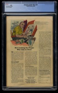 Amazing Spider-Man #25 CGC VG+ 4.5 Off White 1st Mary Jane!