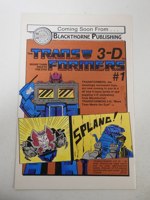 Blackthorne 3-D Series #20 VF+ Condition!