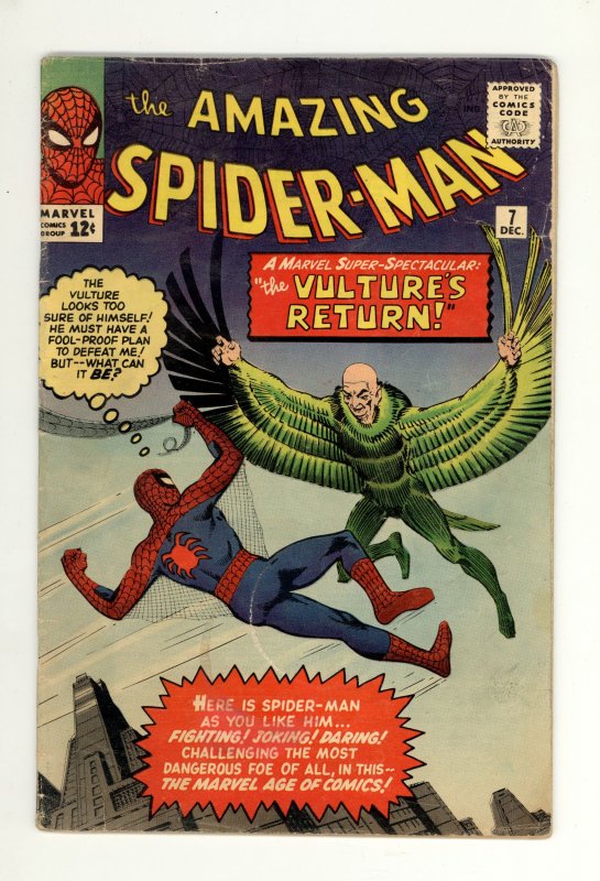 The Amazing Spider-Man #7 (1963) The Vulture!