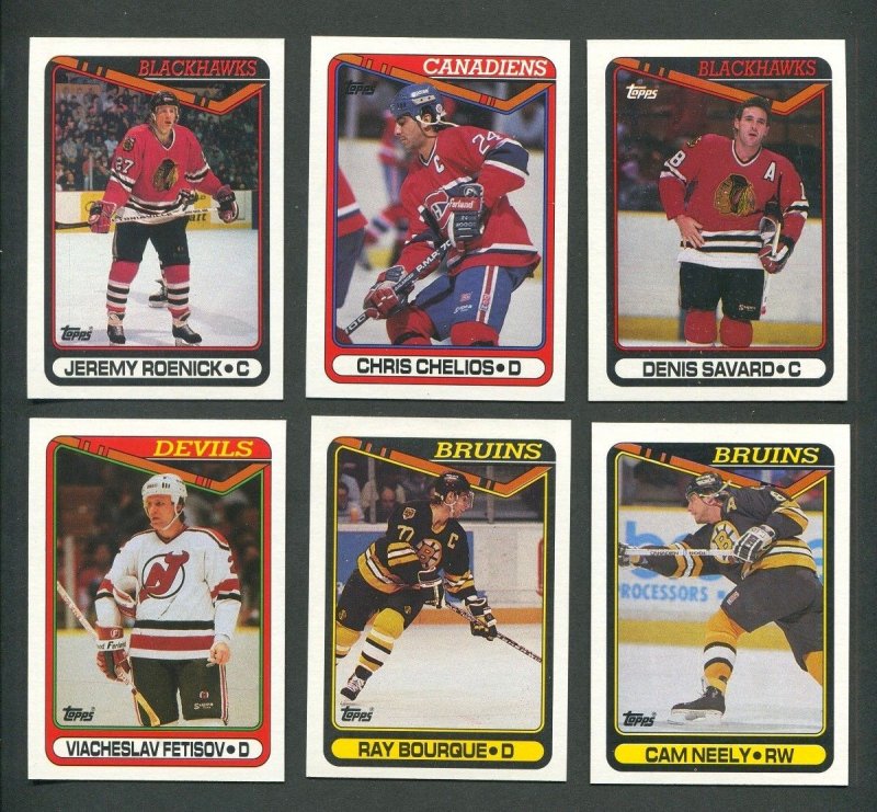 1990 Topps Hockey Set (396) Wayne Gretzky MINT