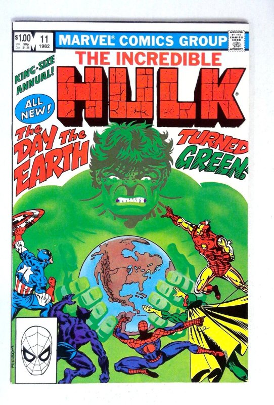 Incredible Hulk Annual #11 Iron Man Vision Marvel (1982) VF/NM