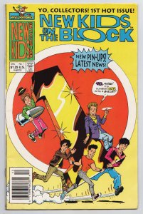 New Kids On The Block #1 (Harvey Rockomics, 1990) VG/FN