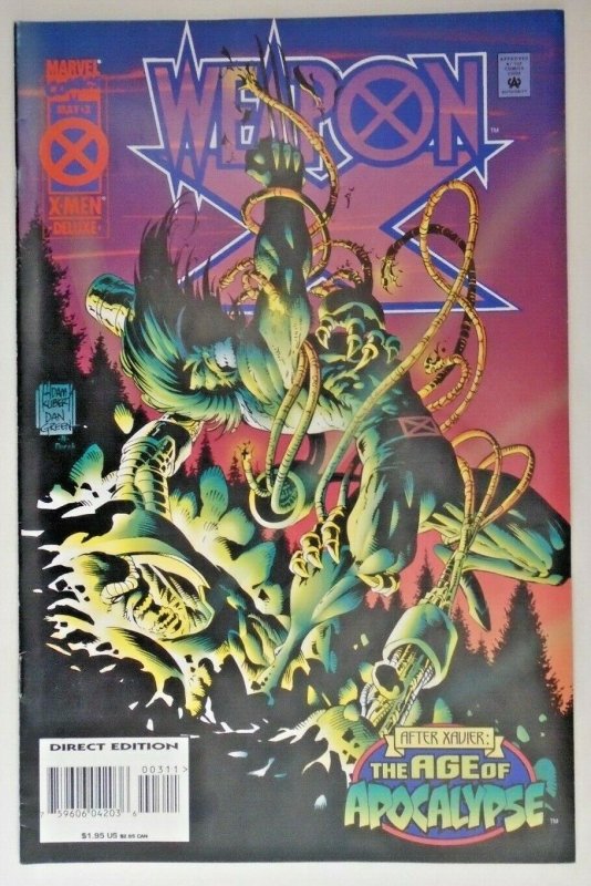 *Weapon X ('95, 1st series; of 4) #1-4  4 HIGH Grade books!