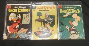 DONALD DUCK & UNCLE SCROUGE 3PC LOT (2.0)