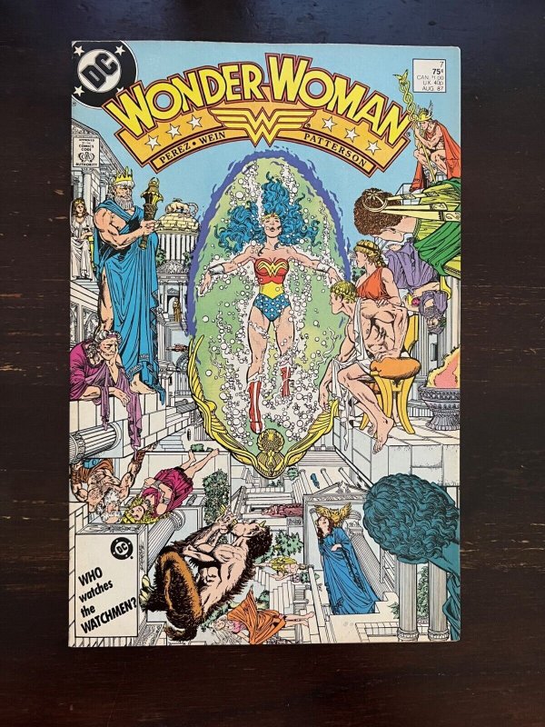 Wonder Woman #7 DC 1987 Cheetah VF/NM 9.0