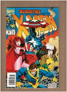 X-Men #26 Newsstand Marvel Comics 1993 Bloodties Avengers NM- 9.2