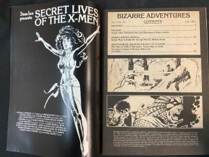 BIZARRE ADVENTURES #27 X-MEN ISSUE PHOENIX, ICEMAN & NIGHTCRAWLER VF JULY 1981