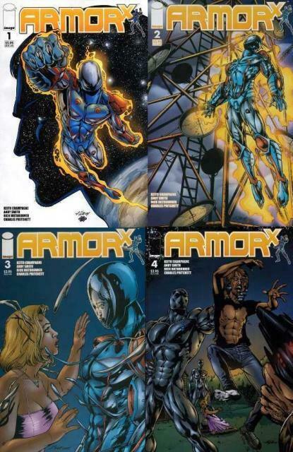 ARMOR X (2005 IM) 1-4  complete series!