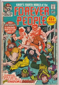 Forever People #4 (Sep-71) VF+ High-Grade Big Bear, Beautiful Dreamer, Serifi...