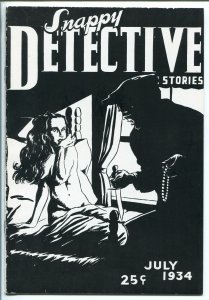 SNAPPY DETECTIVE STORIES-#1-07/1934-TROJAN-1ST ISSUE FACSIMILE REPRINT-PULP-vf