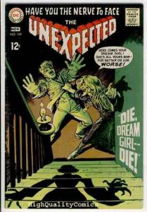 UNEXPECTED #109,Peril, Baptism, Horror, Witch,1968, FN+, more Bronze age horror