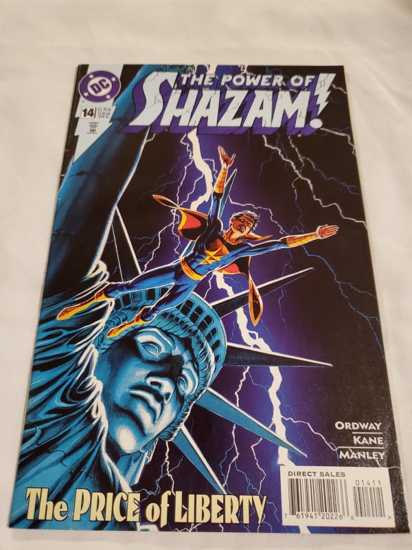 Power of Shazam 14 Very Fine+ Cover by Jerry Ordway