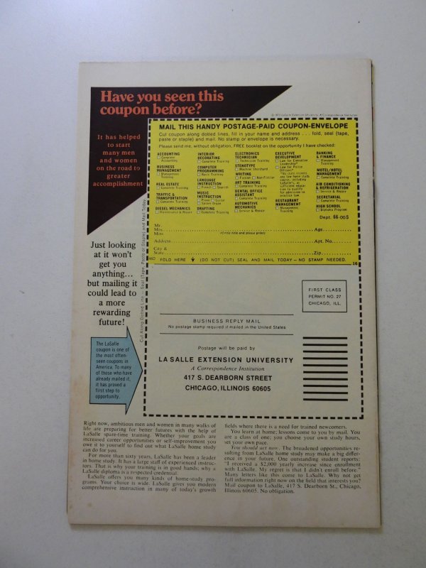 Daredevil #124 (1975) VF- condition ink front cover