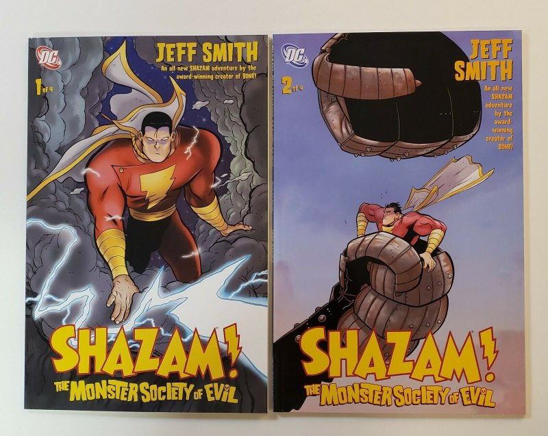 SHAZAM THE MONSTER SOCIETY OF EVIL #1-4 COMPLETE SET PRESTIGE FORMAT NM 