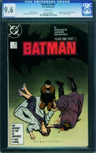 Batman #404-CGC 9.6 White -1987-FRANK MILLER-1st Modern Catwoman 0207678009