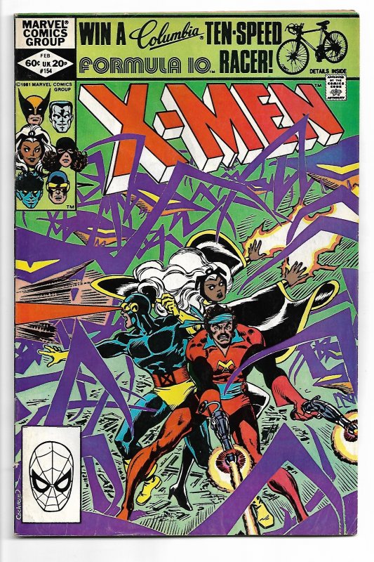 The Uncanny X-Men #154 (1982) FN