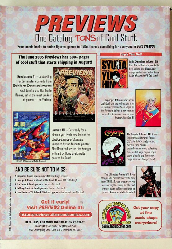 Comic Buyer's Guide #1607 Aug 2005 - Krause Publications