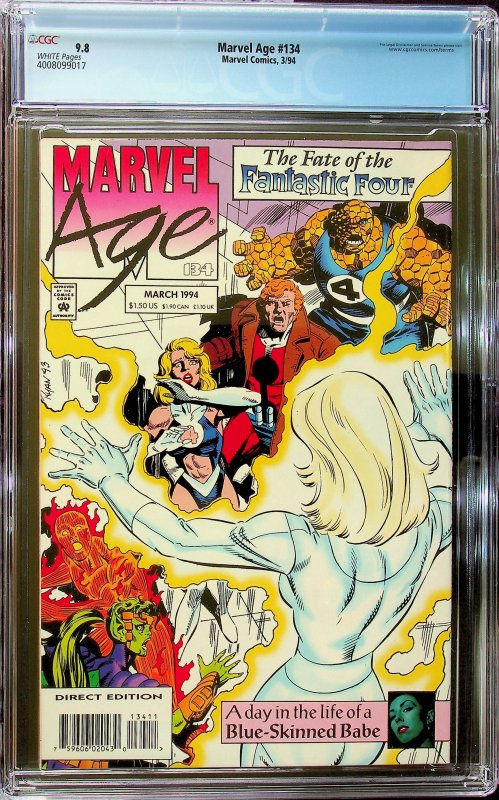 Marvel Age #134 (1994) - CGC 9.8 Cert#4008099017