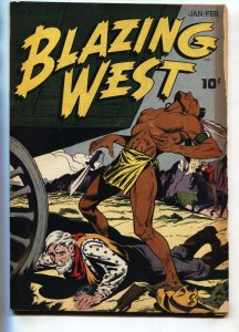 Blazing West #3--1949--Injun Jones--Buffalo Belle--Edmond Good--comic book