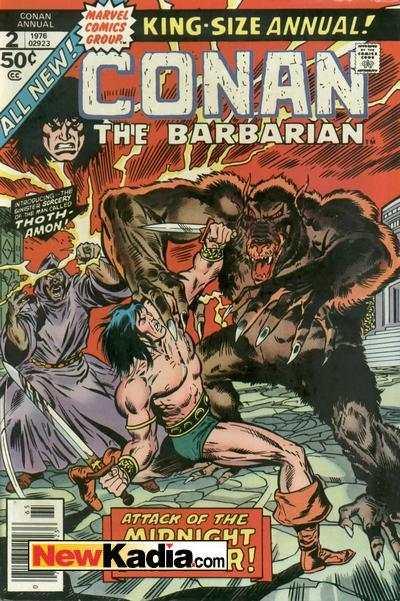 Conan the Barbarian (1970 series) Annual #2, Fine+ (Stock photo)