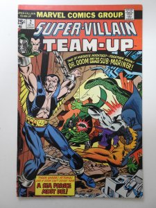 Super-Villain Team-Up #2  (1975) Sharp Fine- Condition!! Doom and Subby!