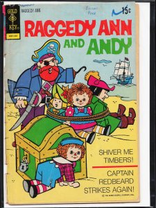Raggedy Ann and Andy #4 (1973) Captain Redbeard