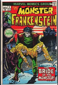 The Frankenstein Monster #2 (1973) Frankenstein Monster [Key Issue]