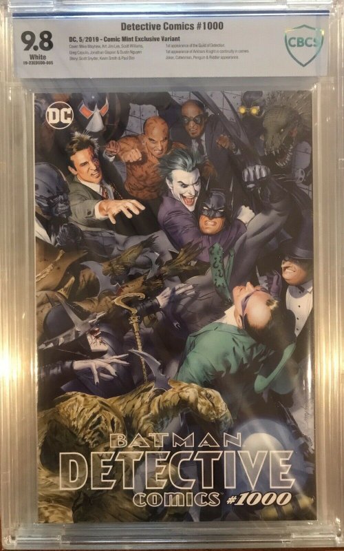 Detective comics 1000 CBCS 9.8 Mike Mayhew Trade Dress Variant