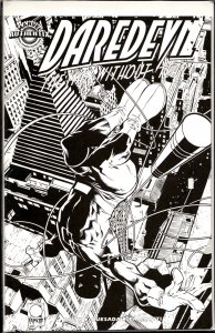 Daredevil #1 Authentix Sketch Cover (1998) Daredevil