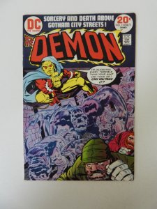 The Demon #13 (1973) VG/FN condition staining front/back cover