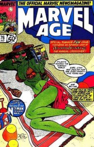 MARVEL AGE #76 (1983) JOHN BYRNE | DIRECT EDITION | COPPER AGE