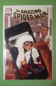 The Amazing Spider-Man #1 Comic Xposure excl. Adam Hughes Variant (2018) nm