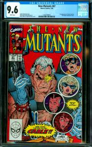 New Mutants #87 CGC Graded 9.6 1st Cable, Stryfe, & Mutant Liberation Front