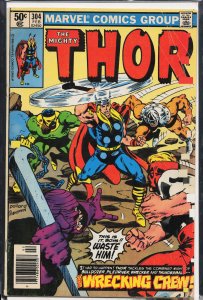 Thor #304 Newsstand Edition (1981) Thor
