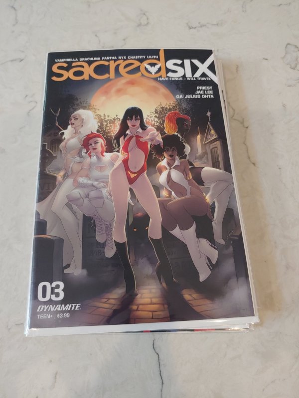 Sacred Six #3 Cvr D Hetrick VARIANT (Dynamite, 2020) NM