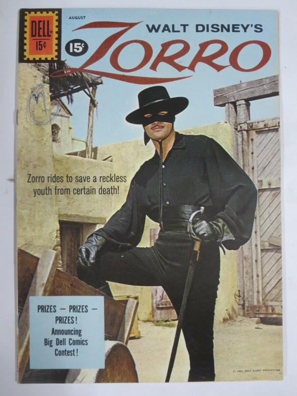 ZORRO #14 (Dell,8/1961) (VERY GOOD PLUS;VG+) Photo Cover! Walt Disney!