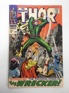 Thor #148 (1968) FN- Condition! 1st Appearance of the Wrecker!