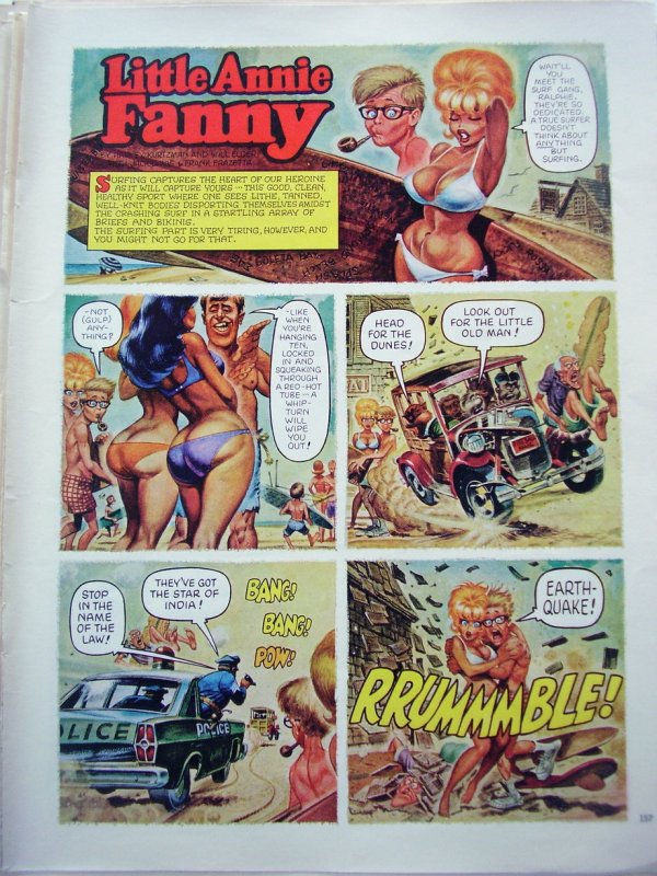 Annie Fanny 7 original playboy comics Set 5