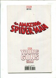 AMAZING SPIDER-MAN 801 2018 MARVEL YOUNG GUNS VARIANT (9.2) DAN SLOTT SIGNED