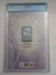Spider-Men II #1 Aspen Comics Michael Turner Cover B Variant - 2017 - CGC 9.8