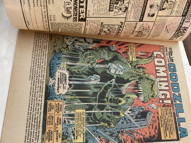 Marvel Comics GODZILLA #1 KING OF THE MONSTERS, 1977