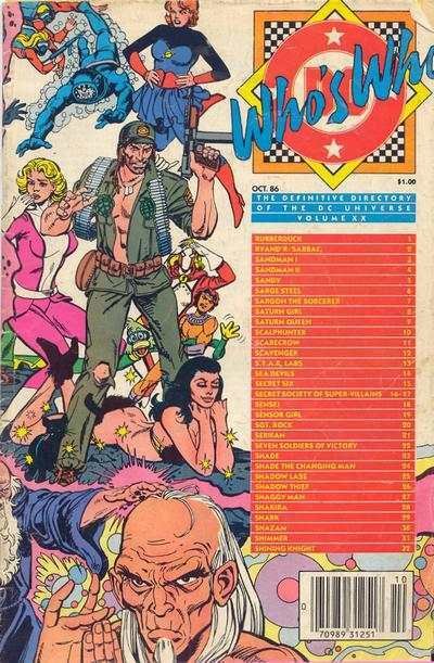 Who's Who: The Definitive Directory of the DC Universe #20, VF+ (Stock p...