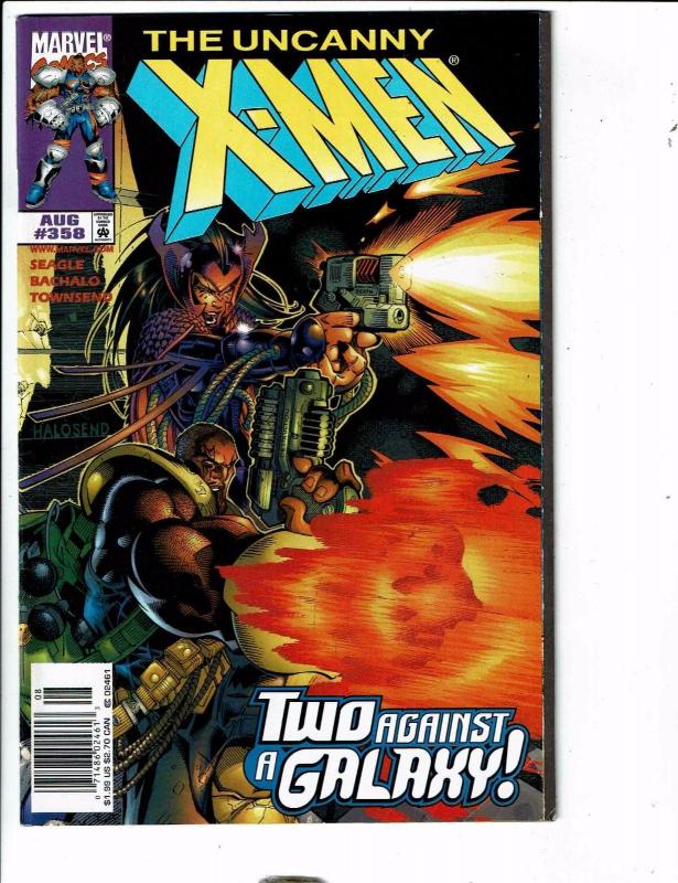 6 Uncanny X-Men Marvel Comic Books # 351 352 353 354 355 358 Wolverine RC10