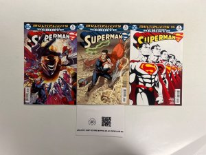 3 Superman DC Comic Books # 14 15 16 Flash Batman Wonder Woman Robin 81 JS41