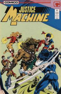 Justice Machine (Comico) #6 VF/NM COMICO - save on shipping - details inside