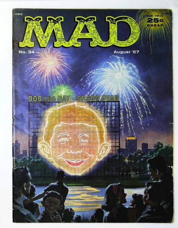 Mad (1952 series)  #34, Fine (Actual scan)