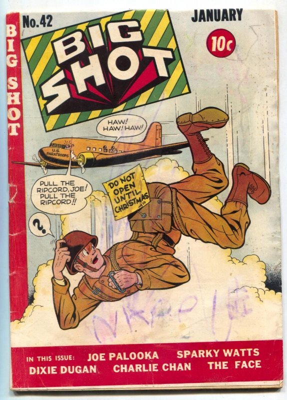 Big Shot #62 1944- Charlie Chan- Sparky Watts- The Face G