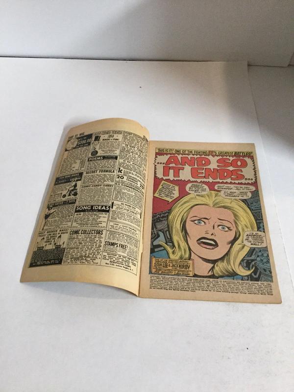 Fantastic Four 71 Vg+ Very Good+ 4.5 Marvel Comics Silver Age