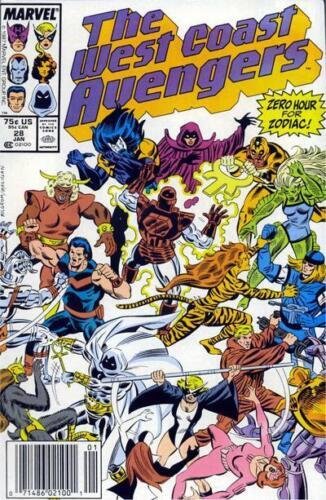 West Coast Avengers #28 (Newsstand) FN; Marvel | we combine shipping 