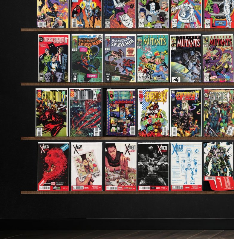 Huge Lot 160+ Comics with The New Mutants, Generation X, Silver Surfer & More!